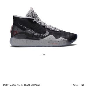 Nike 2019 Zoom KD 12 'Black Cement'